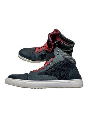 Men's Robert Wayne High-Top Gunther  .001 Suede Sneakers Size 10.5
